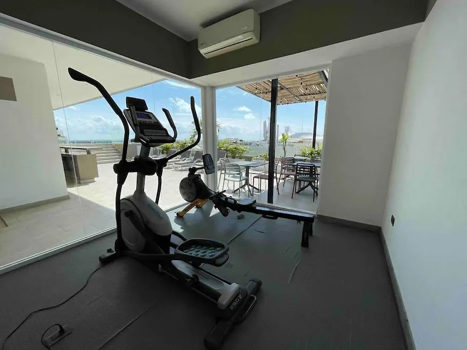 Best Penthouse On 5Av! Private Pool! Rooftop With Ocean View Playa del Carmen Apartment